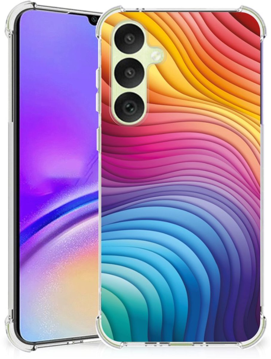 Shockproof Case voor Samsung Galaxy A35 Regenboog