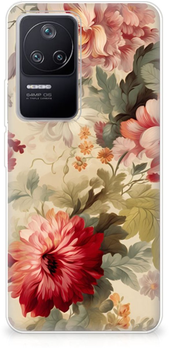 TPU Case voor Xiaomi Poco F4 Bloemen