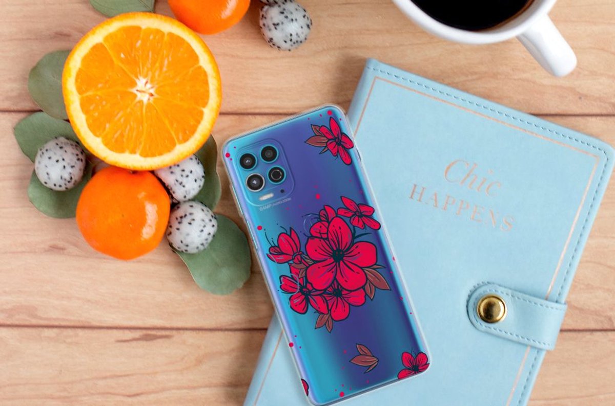 Motorola Moto G100 TPU Case Blossom Red