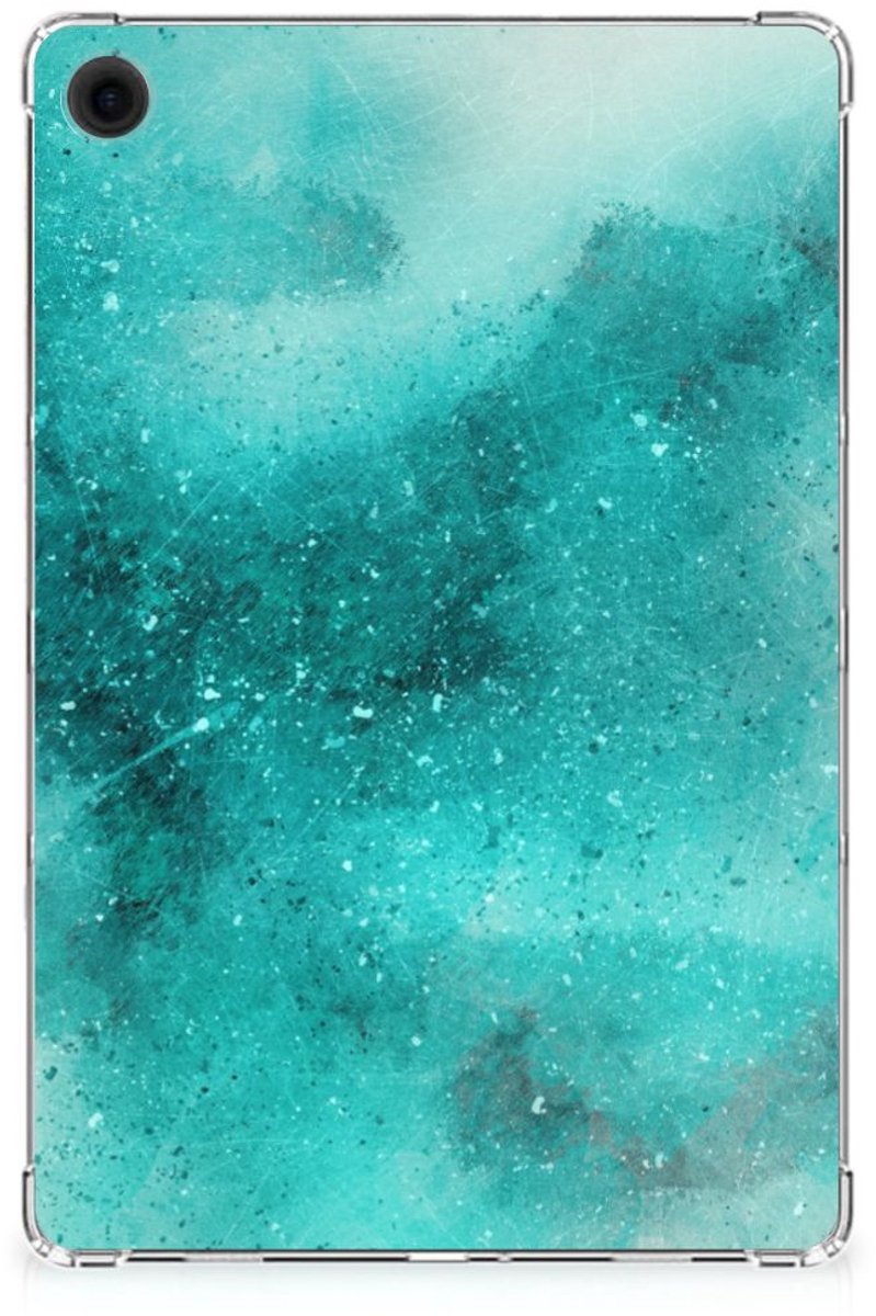 Tablethoes Samsung Galaxy Tab A9 Plus Painting Blue