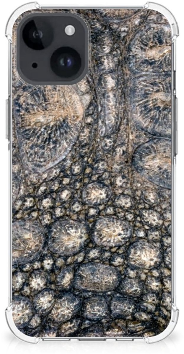 iPhone 15 Case Anti-shock Krokodillenprint