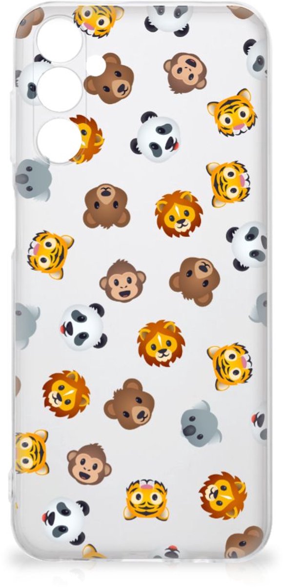 TPU bumper voor Samsung Galaxy M14 Dieren Emojis