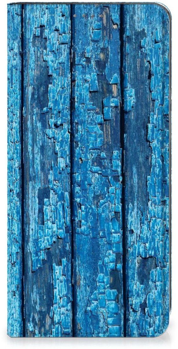 Google Pixel 7 Pro Book Wallet Case Wood Blue