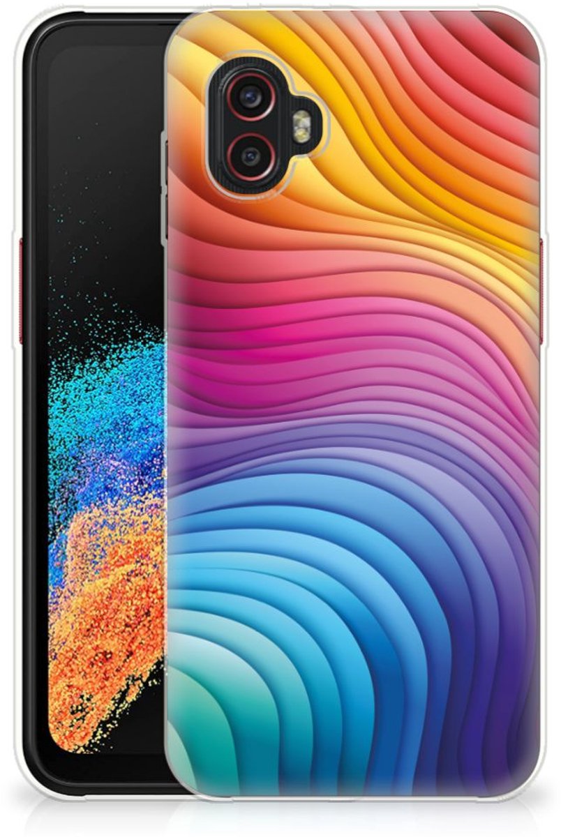 TPU Hoesje voor Samsung Galaxy Xcover 6 Pro Regenboog