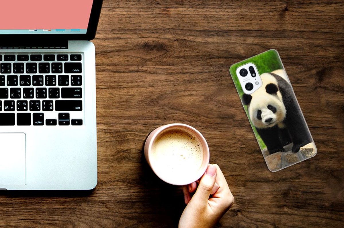 OPPO Find X5 Pro TPU Hoesje Panda