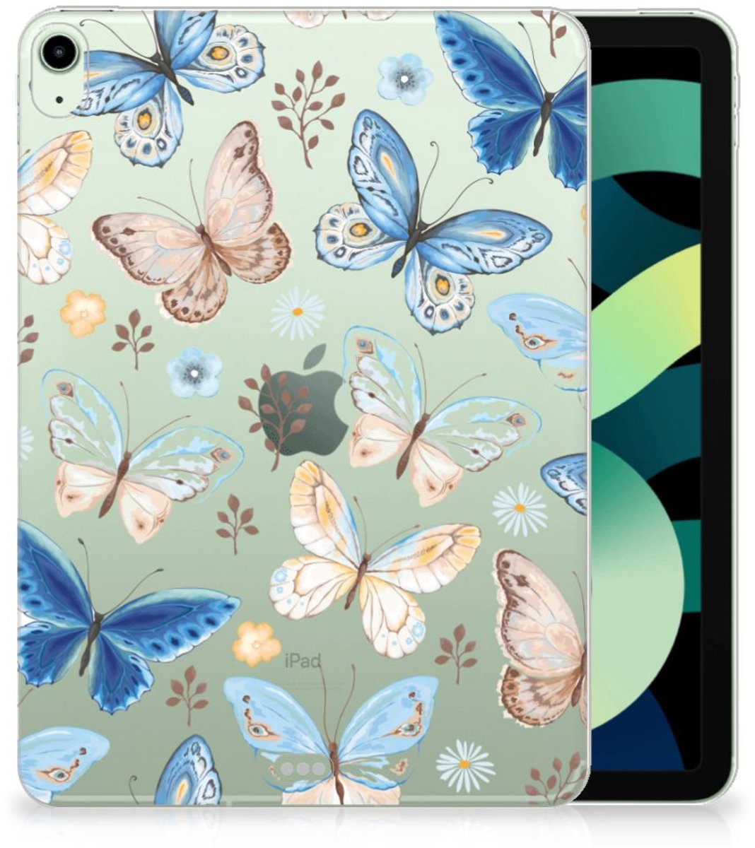 Back Cover voor Back Case voor iPad Air (2020/2022) 10.9 inch Vlinder