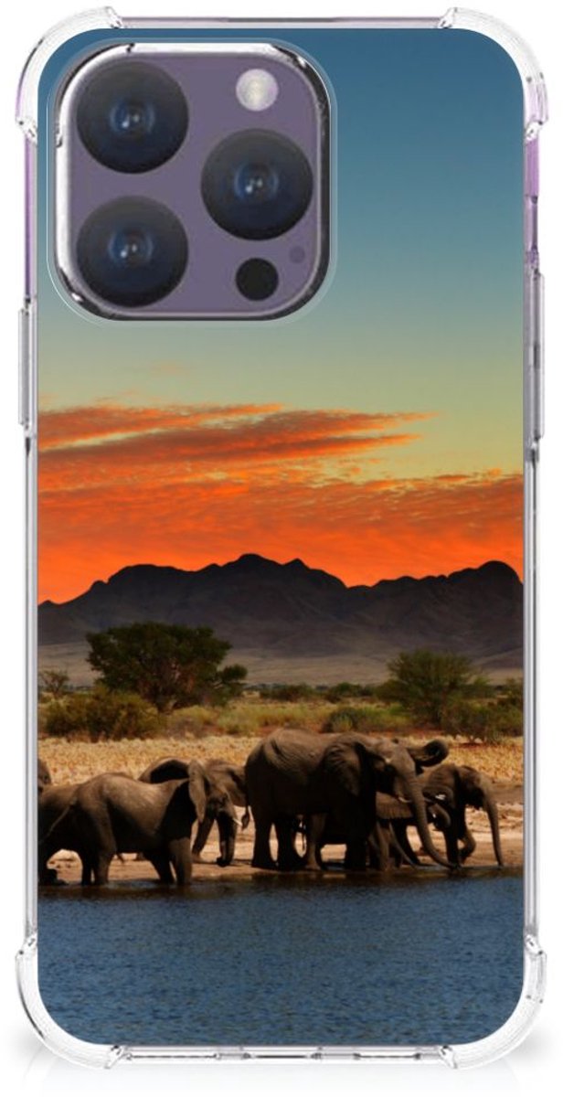 iPhone 15 Pro Case Anti-shock Olifanten