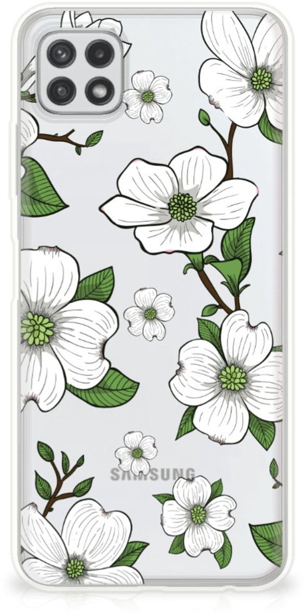 Samsung Galaxy A22 5G TPU Case Dogwood Flowers