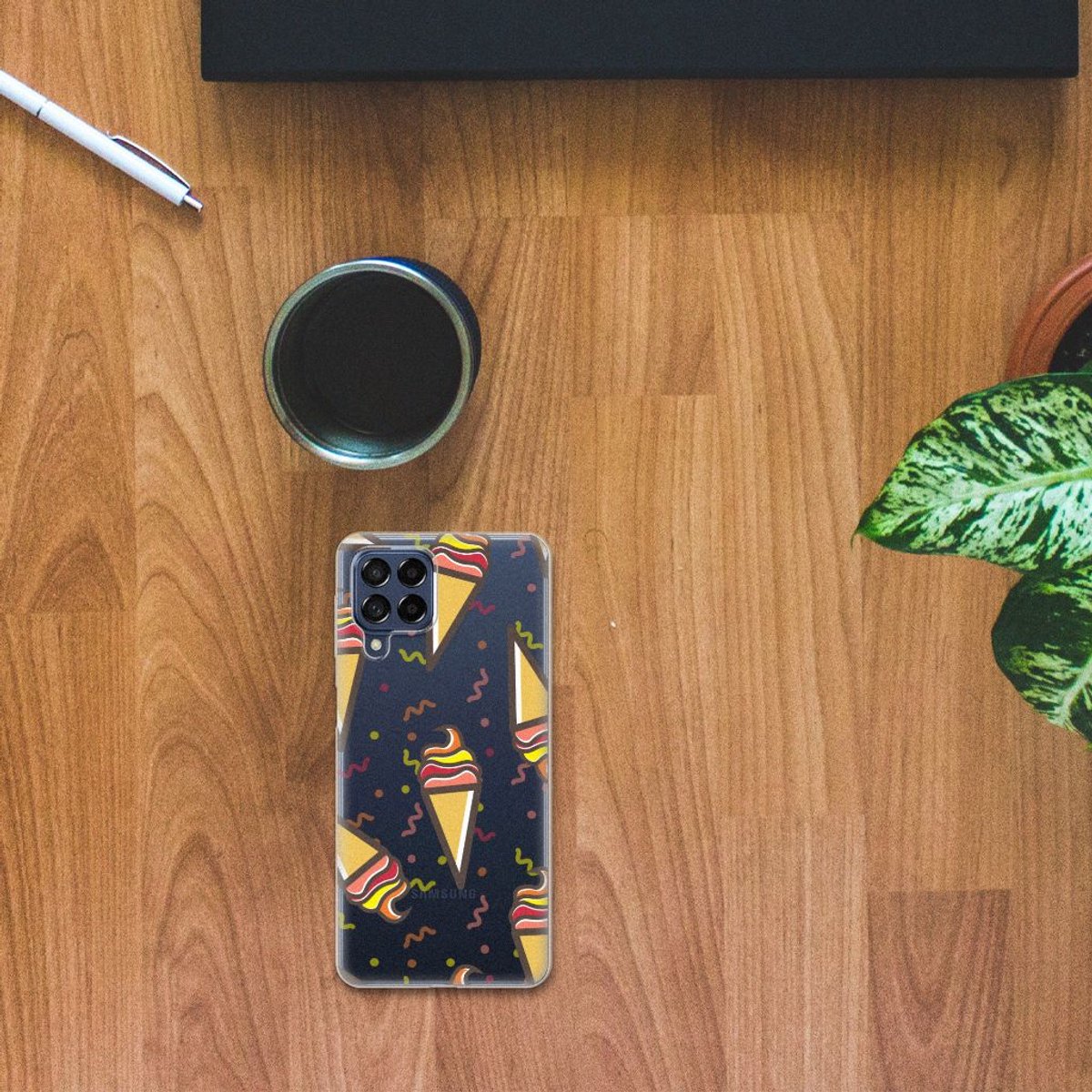 Samsung Galaxy M53 Siliconen Case Icecream