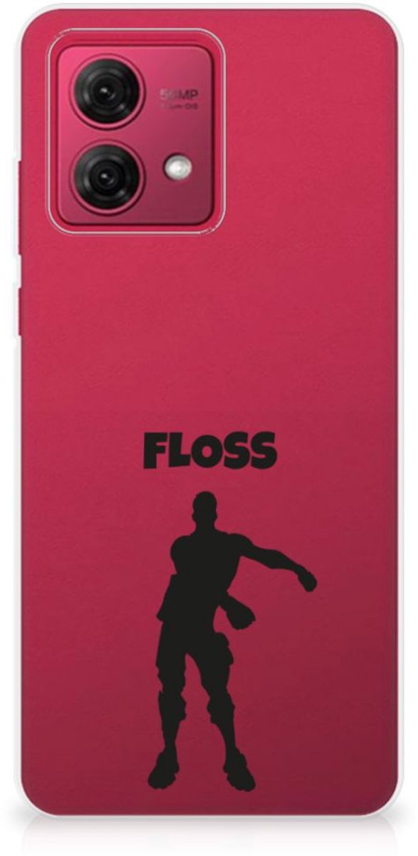 Motorola Moto G84 Telefoonhoesje met Naam Floss