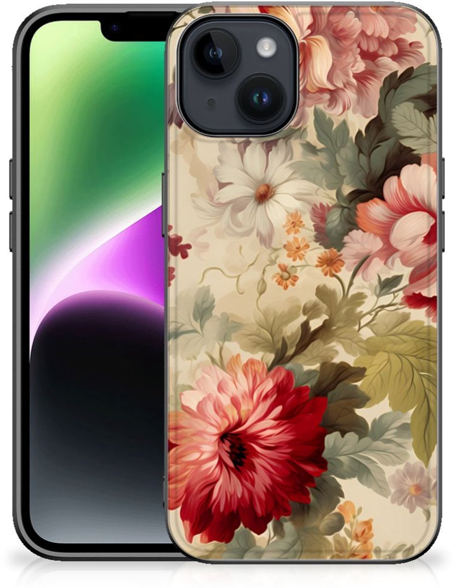 Bloemen Hoesje voor iPhone 15 Bloemen