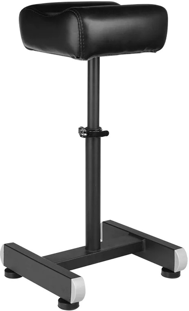 Pro Ink Ergonomische Pedicure-Manicure Kruk Tatoeage Voetsteun Verstelbare Voetenbank Zwart voor Salons/Spa/Tattooshop - Universeel 42-58 cm