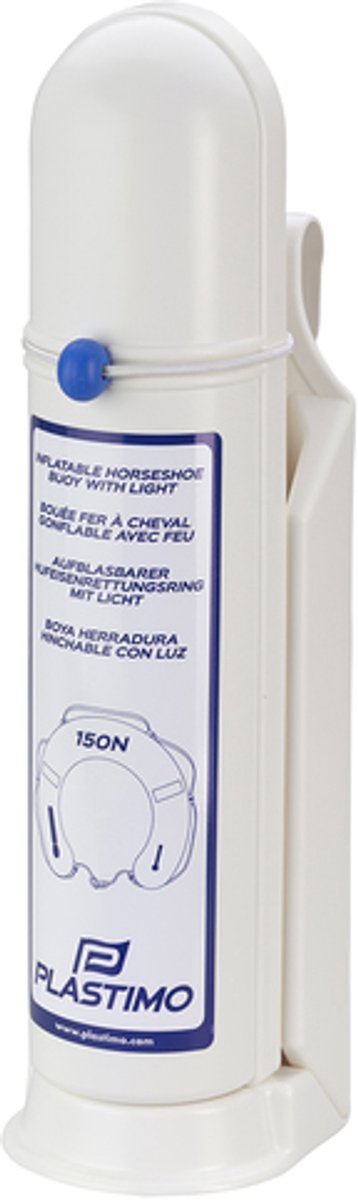PLASTIMO HOEFIJZER LIFEBUY OPBLAASBAAR. Wit