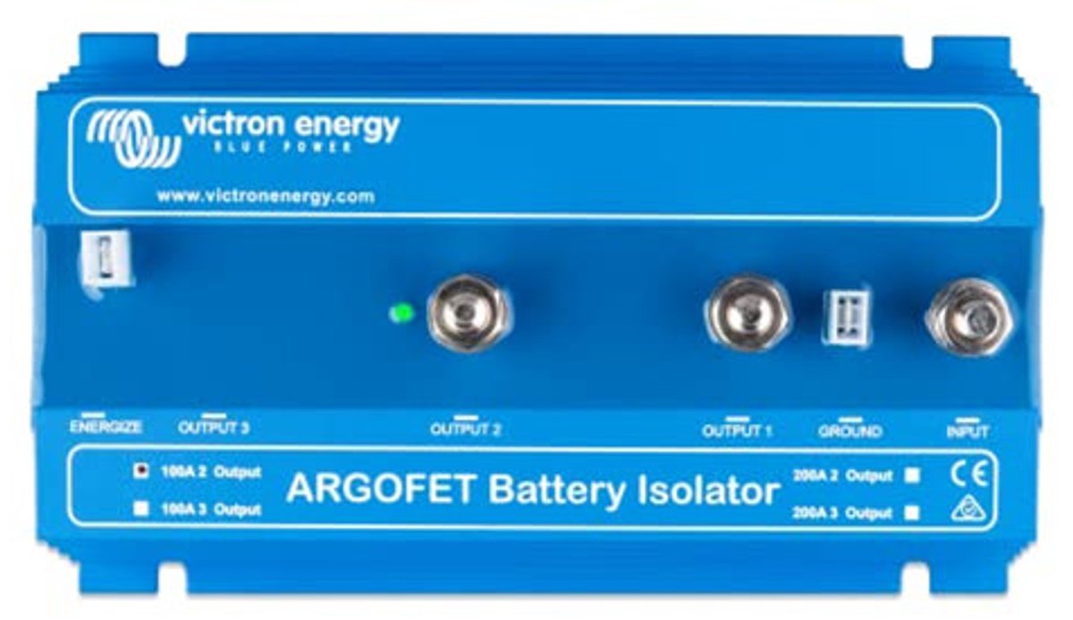 Victron Argofet 200A 2 Accu's