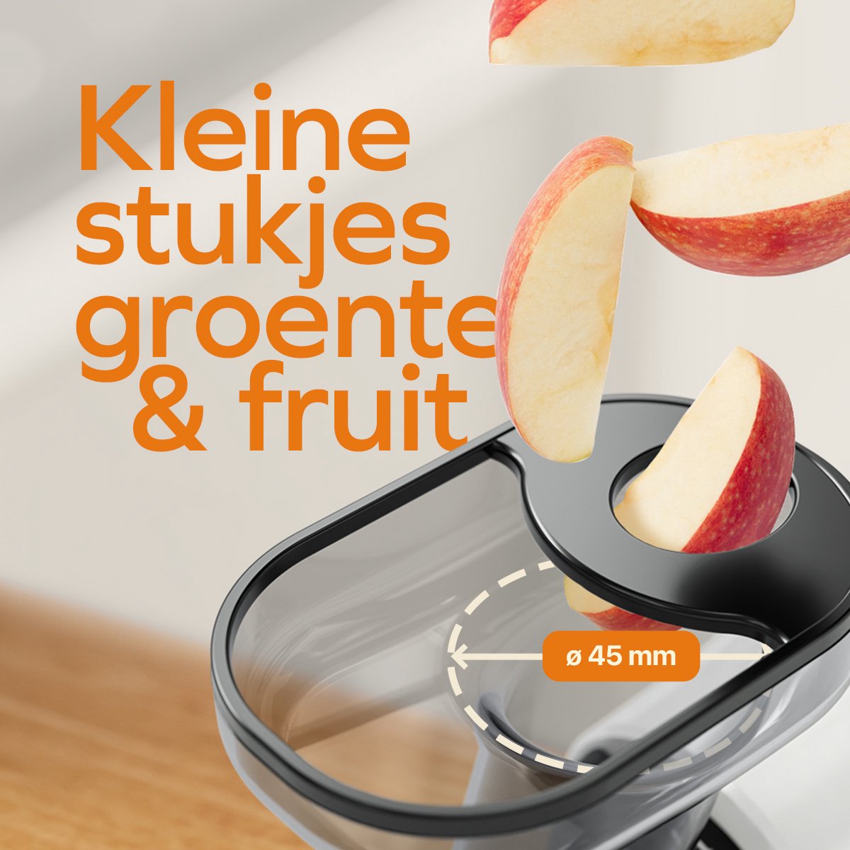 KitchenBrothers Slowjuicer - Sapcentrifuge - Wit thumbnail 4