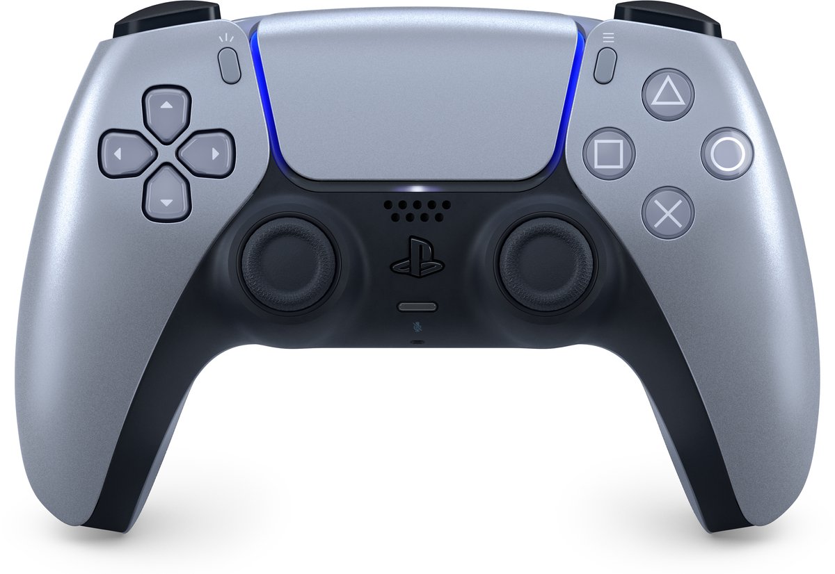 Sony PS5 DualSense draadloze controller - Sterling Silver op Prijzenvolger.com
