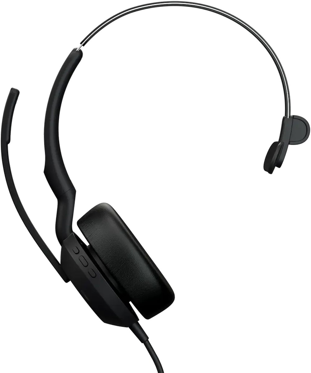 Jabra – Evolve2 50 MS – Mono bedrade headset – ANC – Busylight 360°