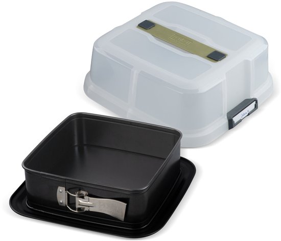 Set van 2 Zenker zwarte metallic uitschuifbare bakvormen van