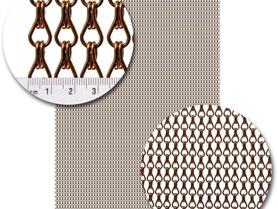 Vliegengordijnenexpert - Vliegengordijn - 100x240 cm - Bruin — afbeelding 2