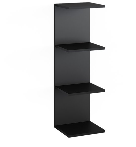 Étagère murale Vicco Paolo – 30 x 95 cm Zwart