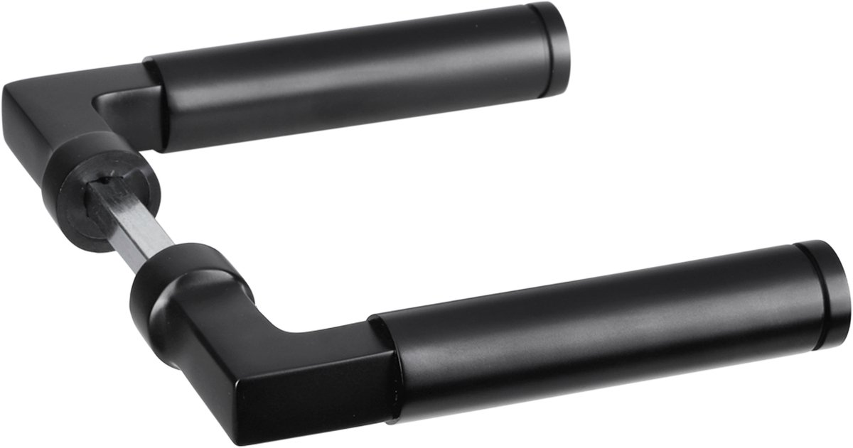 Impresso aston -deurkruk aston-modulair -133 x 22 x 54 mm -zwart -set van 2 stuks