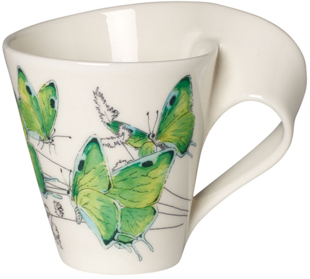 Villeroy & Boch New Wave Caffè Beker Vlinder Groen