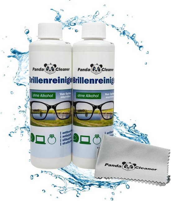 Brillenreiniger Navulset 500ml - Alcoholvrij, Streepvrij en Anti-condens