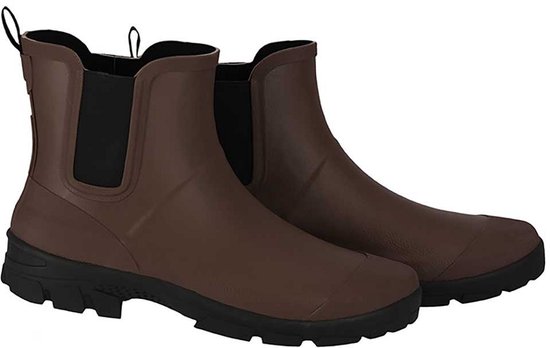 XQ - Bottes de Bottes de pluie pour femmes - Mi-hautes - 100% caoutchouc - Bottes en caoutchouc pour hommes - Bottes Chaussures de randonnée