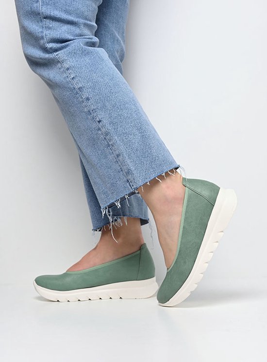 Ballerines Wolky 02126 Snalerina F2F Vert