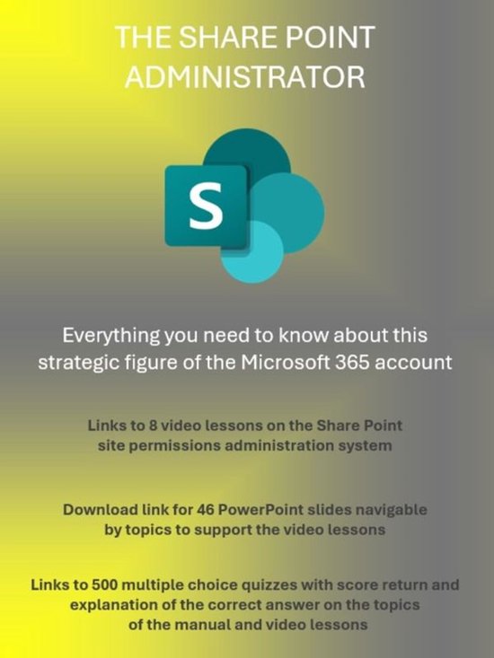 Share Point Administrator - Inglese - - cover