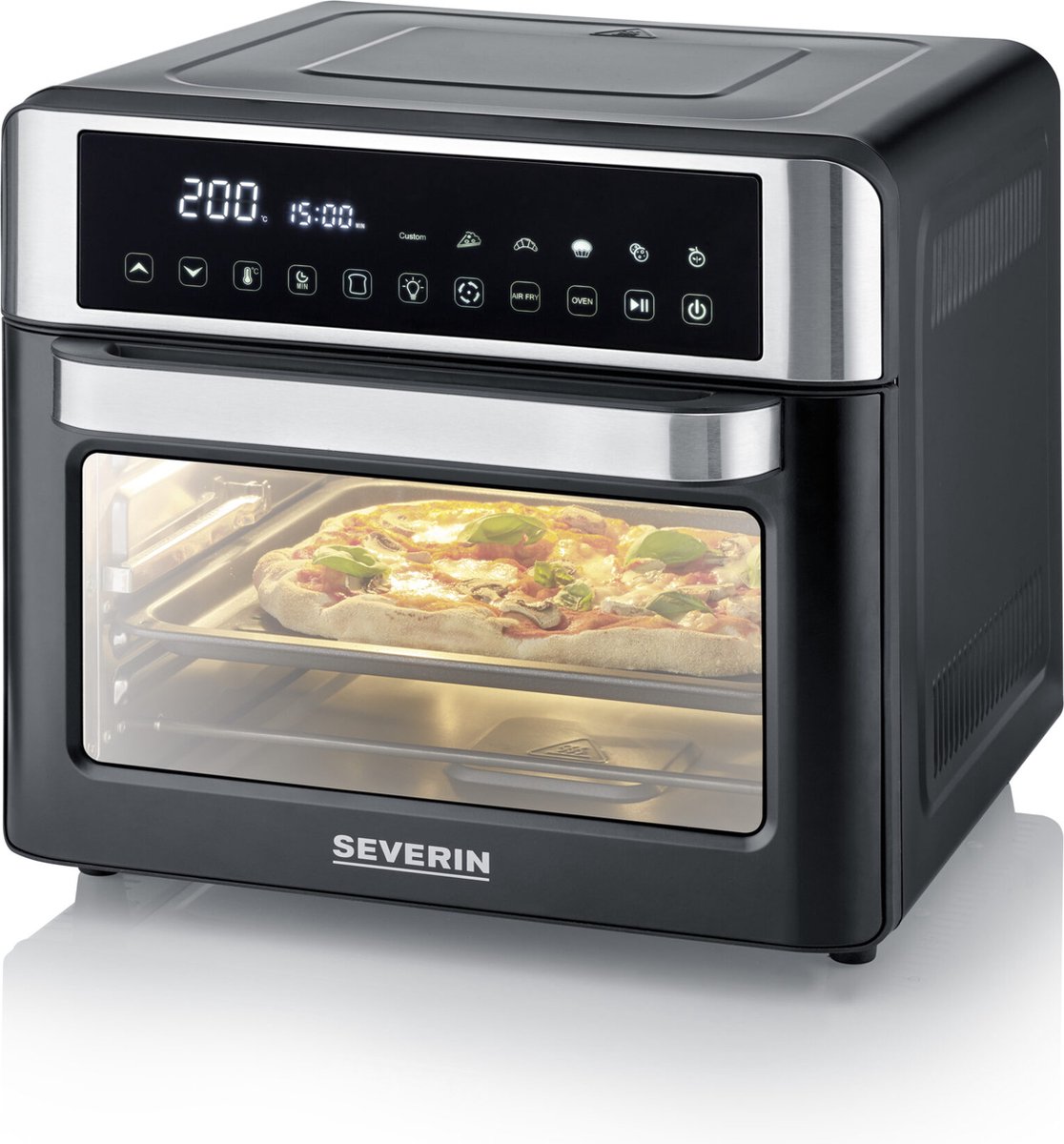 Severin TO 9579 - Bak- en Braadoven - 25 Liter - 12-in-...