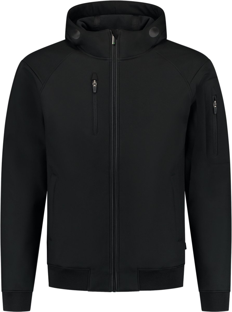 Tricorp Softshell Bomber Capuchon Rewear 402704 Zwart - Maat 4XL
