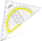 Aristo geodriehoek - GEOflex - schaalverdeling 14cm - flexibel - transparant - AR-23011
