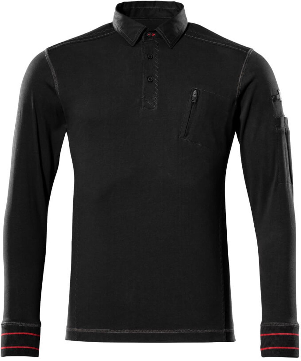 Mascot Frontline Polosweatshirt 50352-833 - Zwart - 4XL