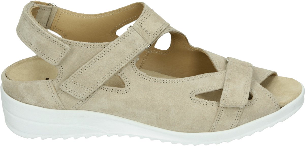 Durea 7419 G Platte sandalenDames Sandalen Beige