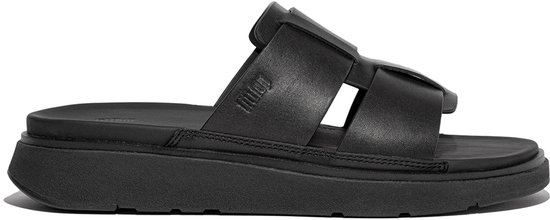 Dias FitFlop Gen-FF Fishmerman en cuir pour homme, noires Taille