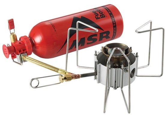 MSR Dragonfly Stove Combo - Multifuel Brander - Traploos Regelbaar - Inclusief Brandstoffles van MSR — afbeelding 5
