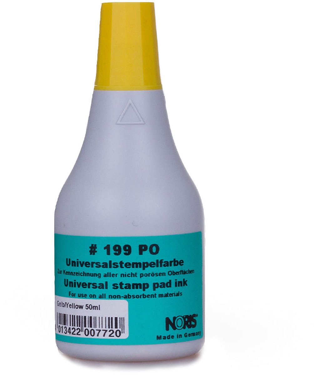 Sneldrogend Stempelinkt | Geel | Noris #199 | 50ml