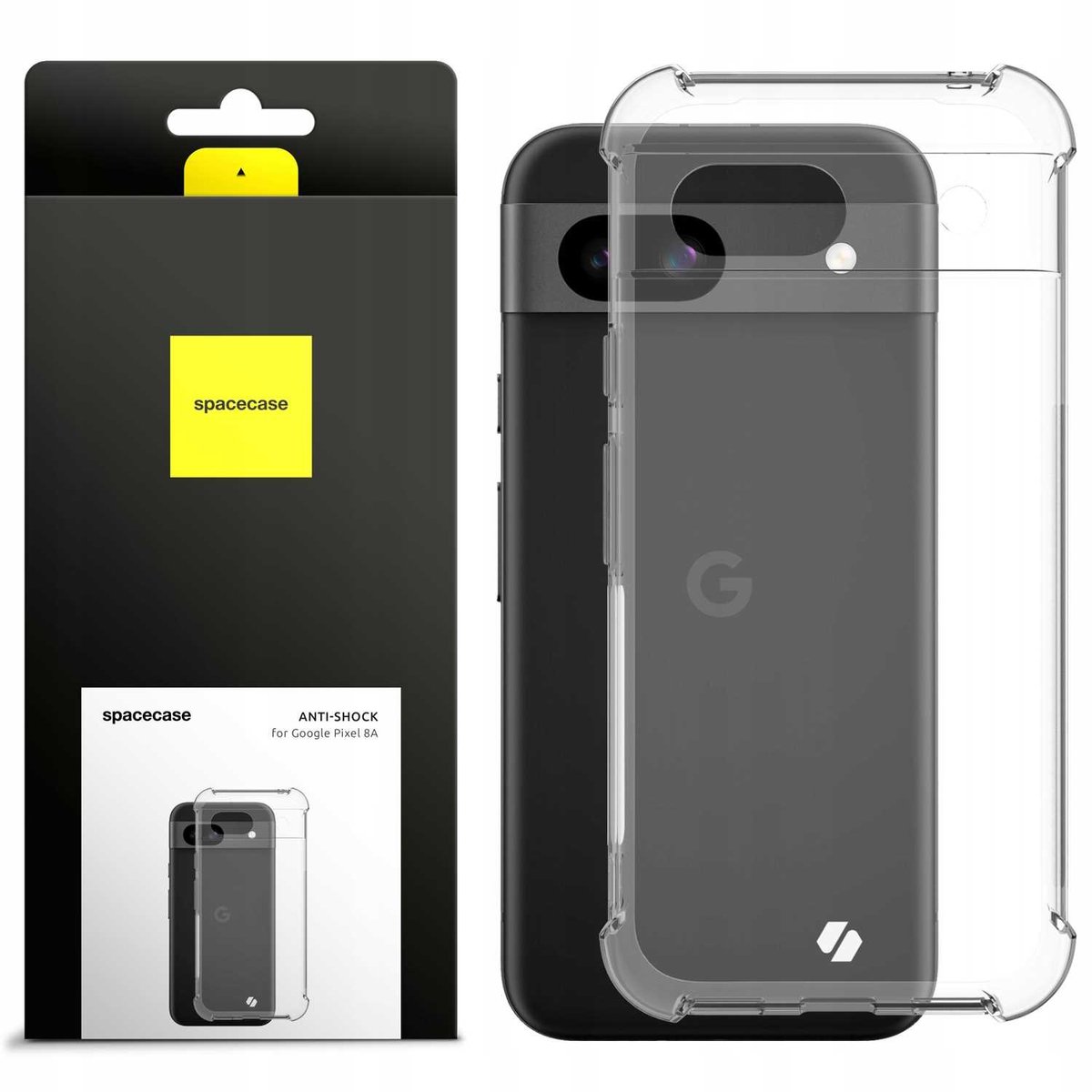 Spacecase Case Anti-Shock Cover Voor Google Pixel 8A Bescherming