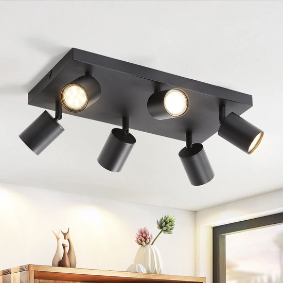 Highlight Spot Halo LED Zwart 3 Lichts Spotjes