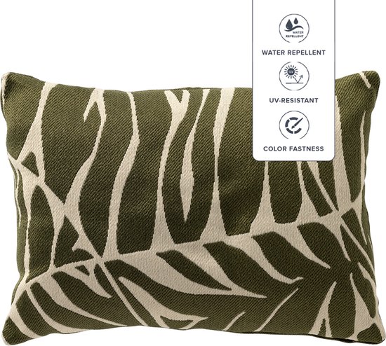 Dutch Décor EDEN - Coussin d'extérieur 40x60 cm - déperlant et UV-résistant - Mayfly - Vert