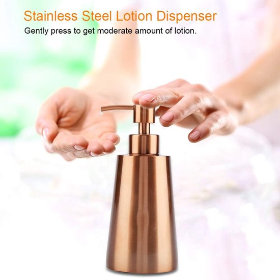 zeeppompje keuken 2 Pak Zeepdispenser Met Roestvrijstalen Plank Hervulbare Vloeibare & Zeepdispenser Set Gouden Plastic Pomp Voor Keuken Badkamer zeeppomp dispenser (Color : 2pack B