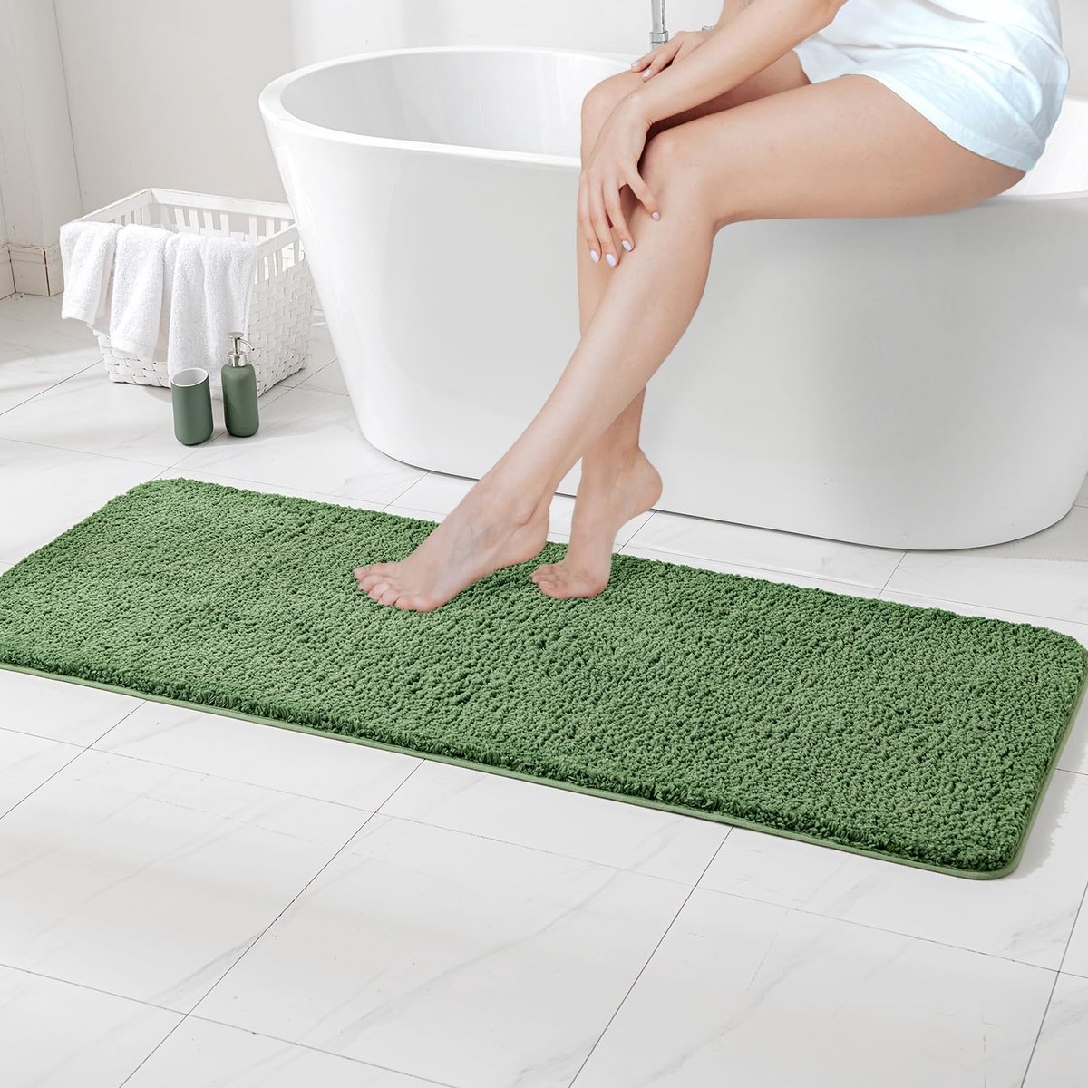 La'Moussawi ® Zachte en Luxe Antislip Badmat voor Comfortabele Voetenervaring