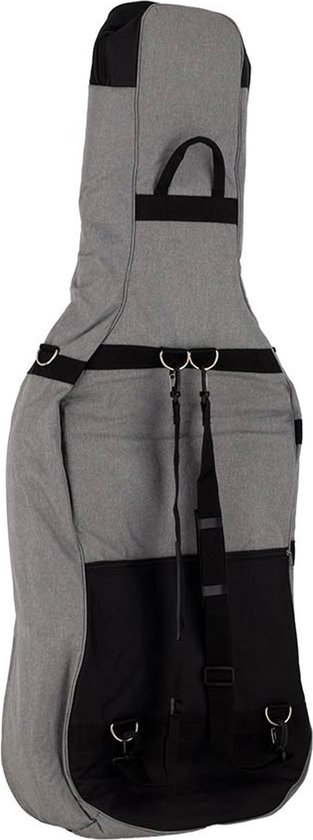 Housse pour violoncelle Boston CT-134-GR 3/4, gris clair, 19 mm. rembourré, 2 bretelles, diverses poches