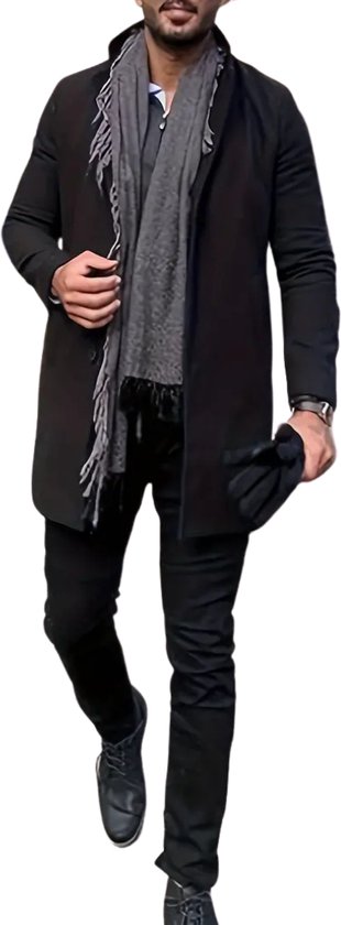Bovista Manteaux - Mi-manteau - Veste - Costume manteau - Trench - Pardessus - Pardessus - Hiver - Zwart - XXL