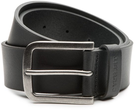 Ceinture homme Mason 100% cuir véritable - noir - 4cm de large