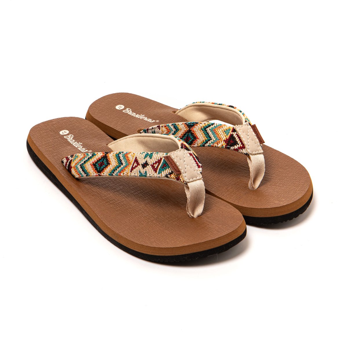 Brasileras Slippers Damen-Beige-38