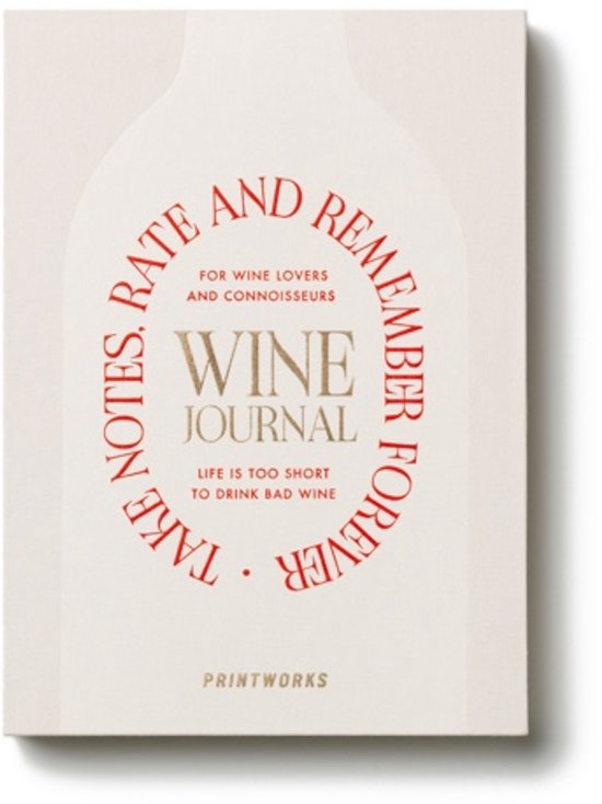 Printworks Wine Tasting Journal - Wijn Invulboek