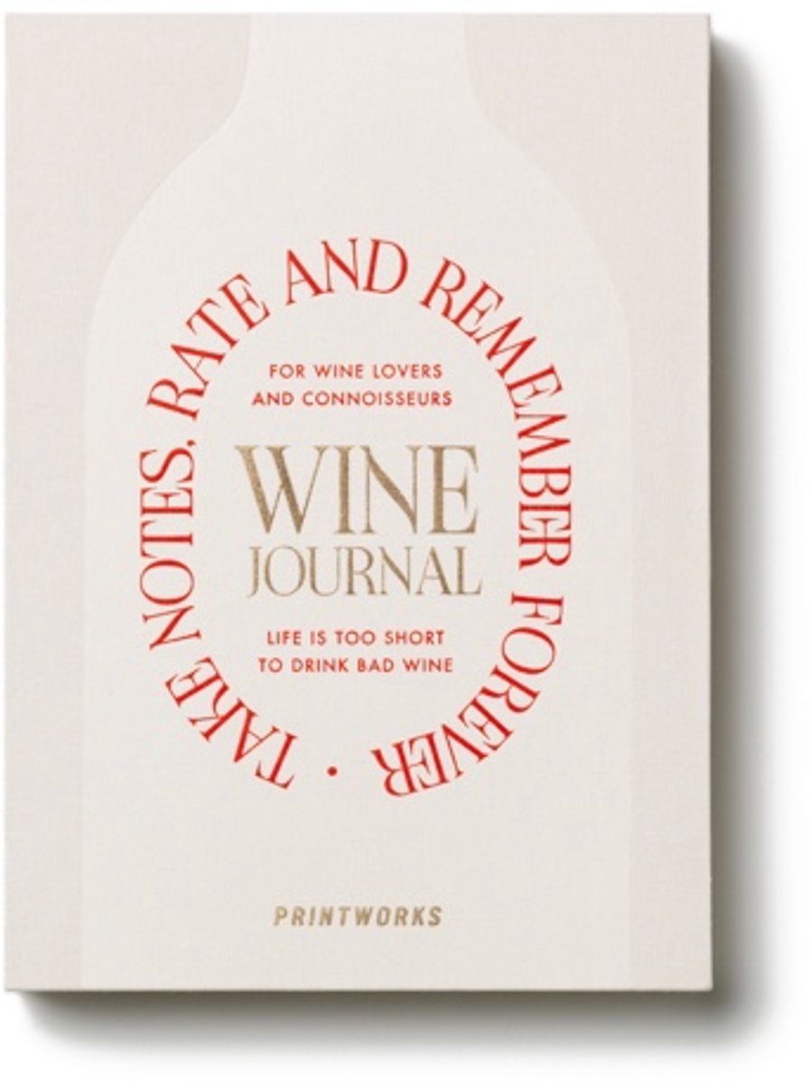 Printworks Wine Tasting Journal - Wijn Invulboek