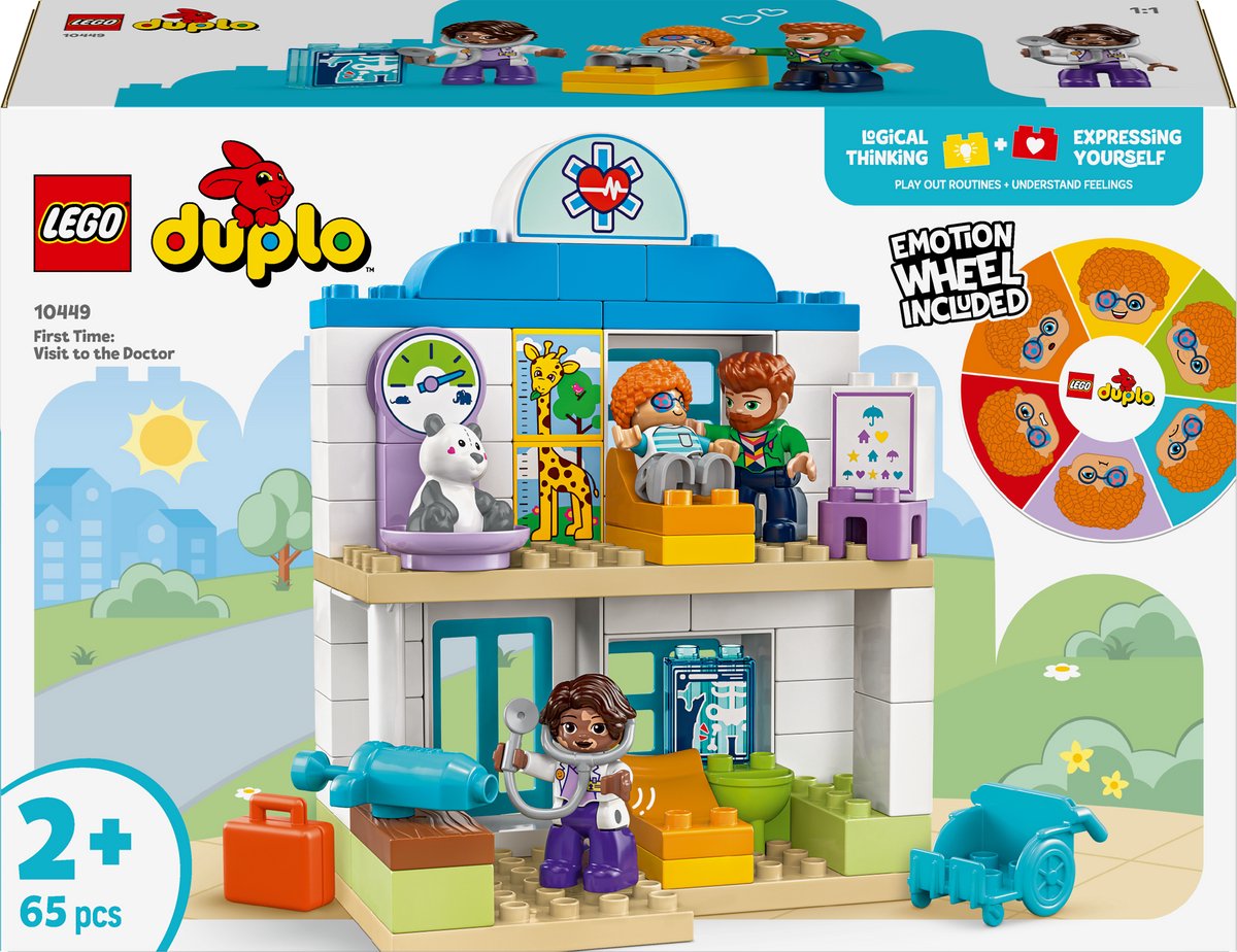 Bol.com LEGO DUPLO Stad Voor het eerst naar de dokter - 10449 aanbieding